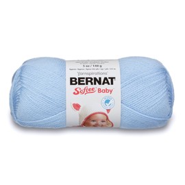 Bernat Softee Baby Yarn, 5 oz, Pale Blue, 1 Ball