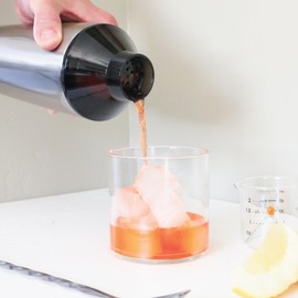 Koolhaus Cocktail Shaker - Ethan + Ashe - Vacuum Insulated Cocktail Shaker and Cocktail Strainer - Double-Wall - Travel Lid Included - Essential Bar Tools - 20oz (591ml) Total Volume - Stainless Steel