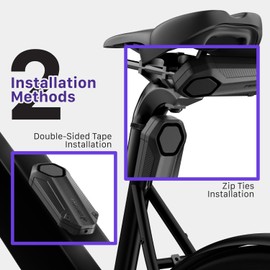 Fosmon Remote Control, Bicycle, Car, Motorcycle, Window, Door, Vibration Alarm, Security Alarm, Anti-Theft, Wireless Vibration Sensor, Alarm, Detector, 7 Levels, Adjustable Vibration Sensitivity | SOS