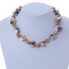Avalaya Summer Cluster Ceramic Bead/Sea Shell Nugget Necklace - 41cm