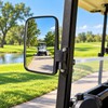 Golf Cart Side Mirrors for Rear Viewing – Adjustable Glass