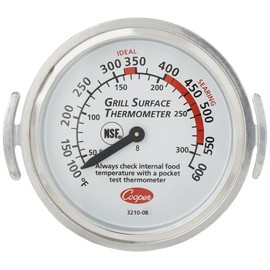 Cooper Atkins 3210-08-1-E Grill Surface Thermometer Nsf