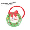 Healvian 50Pcs Christmas Hair Ties for Santa Claus Ponytail Holders