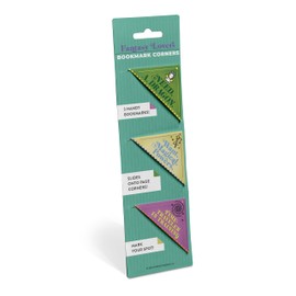 Knock Knock Fantasy Lovers Bookmark Corners, Set of 3 Unique Cardstock Bookmarks