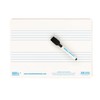 A4 Mini Dry-Wipe Music whiteboard with 2 pre-Printed Staves