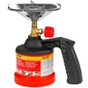 WALTER Camping Stove, Practical Gas Stove 1-Bulb, Flame Continuously Adjustable,