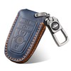 QBUC for Ford Key Fob Cover,Leather Key Shells Compatible with