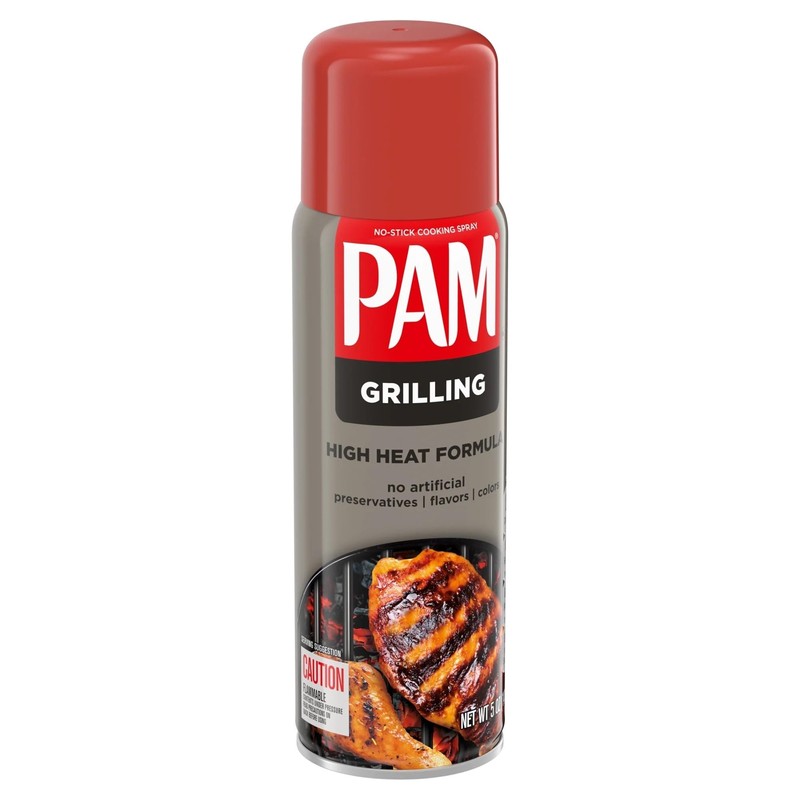 Pam No-Stick Cooking Spray - Grill - For High Temperature