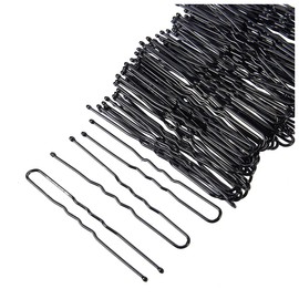 Hair Pins - 540-Count U-Shaped Hairpins, Bun Bobby Pins, Hair Clips for Updo Hairstyles, Hair Styling Accessories, Black, 2 Inches