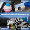 4-in-1 Refractometer for Ethylene & Propylene Glycol Antifreeze, DEF, Battery