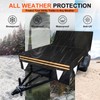 6 x 10 Windproof Utility Trailer Cover, 600D Waterproof Heavy