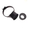 Floplast Soil Pipe Black Strap Boss with 32mm Rubber Boss