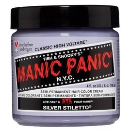 MANIC PANIC Hair Dye Semi Permanent Hair Color-Silver Stiletto- 4 oz