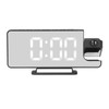 Projection Alarm Clock LED Digital Mirror Alarm Clock Rechargeable 6