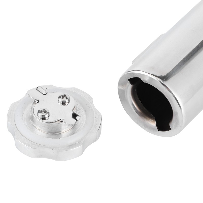 2x10in Overflow Tank Can Polished Stainless Steel Coolant Radiator 14oz