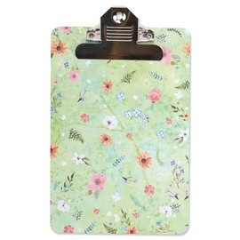 Current Floral Notepads with Clipboard - Set of 2, 80 Sheets Per 4 x 6 1/2” Pad, 5 1/4 x 7 3/4 Rounded-Corners Clipboard, Memopad, List, To-Do Notes