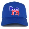 Armycrew Democratic Donkey Patch Structured Baseball Cap - Royal