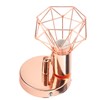 Swing Arm Wall Lamp 350 Degree Rotary Cage Shade Iron