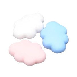 LiQunSweet - 200 piezas de cabujones de resina de nube de colores mixtos con parte trasera plana para hacer joyas, manualidades, horquillas para teléfono, álbumes de recortes, adornos a granel