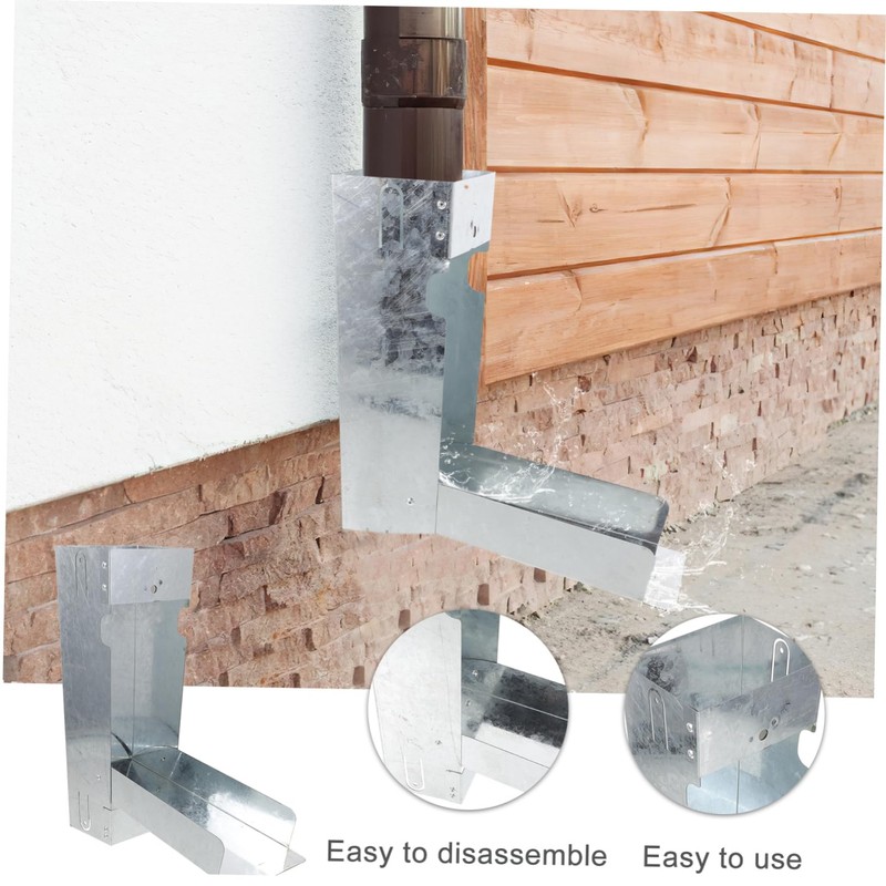 Kisangel 1set Rainwater Diverter for Lawn Water Reuse Collector for