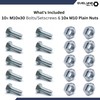 M10 Nuts & Bolt Set - 10 Pack (M10 x