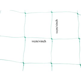 LAVZAN Plant Trellis Netting Heavy-Duty Polypropylene Netting for Vine Plant Climbing Netting Plant Support Netting (5x60ft)