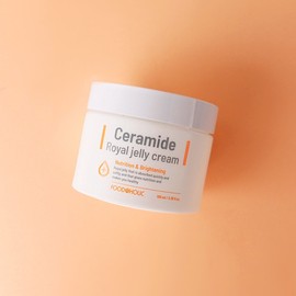(2ea) Foodaholic Ceramide Royal Jelly Cream 100ml/Moisture Cream Barrier Strengthening Wrinkle Improvement Nutrition Care / (2개)푸드어홀릭 세라마이드 로얄젤리 크림 100ml수분크림 장벽강화 주름개선 영양케어