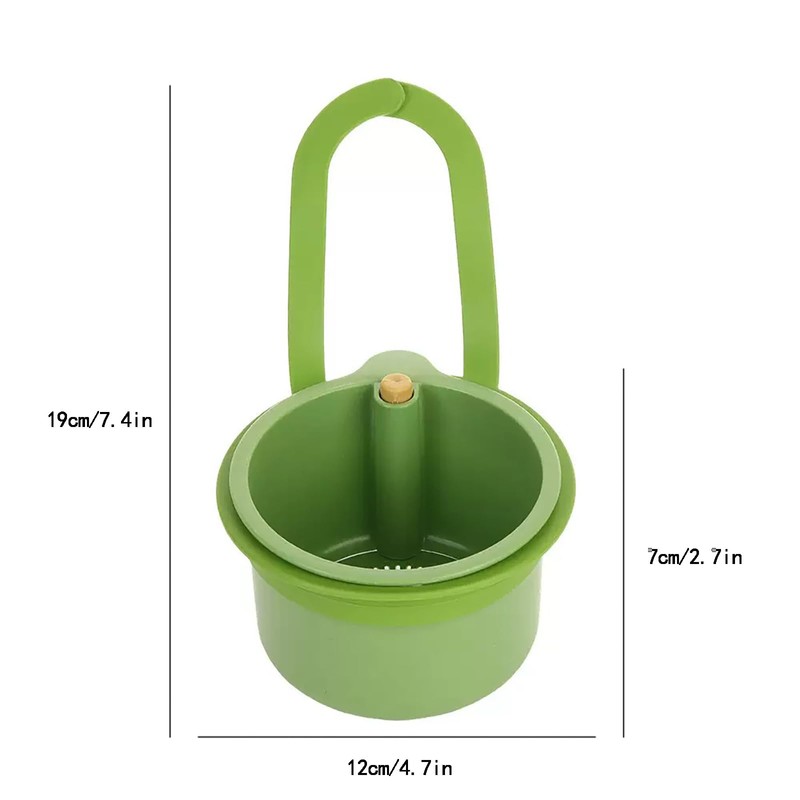 Sink-mounted Food Waste Collector, Kitchen Sink Strainer Basket, Drain Filter