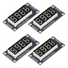 4 Sets Digital Tube Display Module LED 4 Digit 7