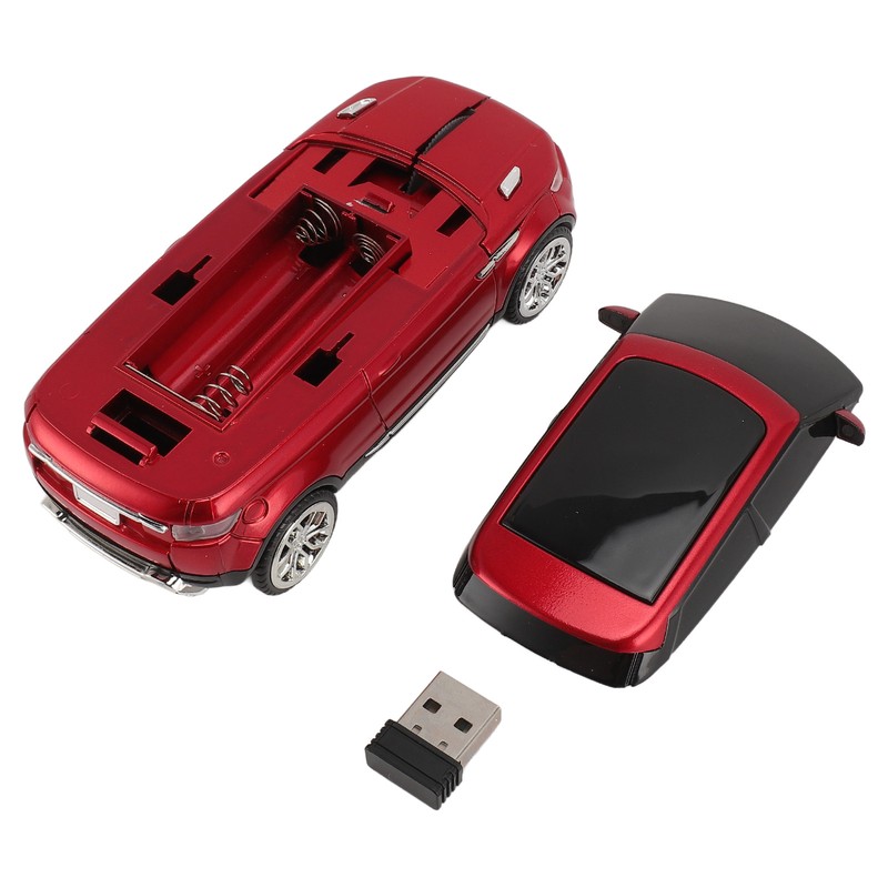 Car Shape Wireless Gaming Mice 2.4GHz 1600 DPI Cool 3D
