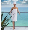 Boca Terry Spa Wrap, Waffle Spa Towel Wrap for Women,