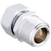 Kakudai Valve Adapter, Chrome 6427M-13x13