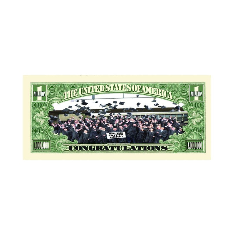 American Art Classics Graduation Million Dollar Bill - Set of