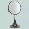 Luminuxe Eiffel Tower Embroidered Vanity Mirror Rustic Brushed Gold Finish,