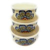 GODAGE 6-Piece Melamine Food Storage Containers with Airtight Lids, Nesting