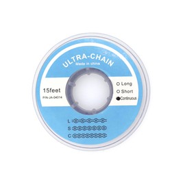 RUCYAI 15Feet Dental Orthodontic Elastic Rubber Power Chains Braces Bands Long/Closed/Short (Closed, Purple)