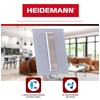 HEIDEMANN Türklingel Chorus - elektronische Haustürklingel - Mehrklanggong - rauchglas