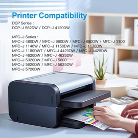 Uniwork LC223 XL Printer Cartridges Compatible with Brother LC223 XL Cartridges for Brother MFC J5320DW J4420DW J4620DW J480DW J5620DW J5720DW J680DW J4625DW J880DW J5625DW DCP J4120DW J562DW (10-pack