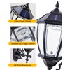 GYDZ Outdoor Solar Wall Light with Dusk to Dawn Photocell,