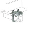 Strut to Beam Clamp with Square U-Bolt and Nuts, 13/16"