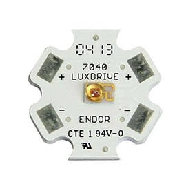 Luxeon Rebel - Endor Star 1-Up Amber High Power LED Pack of 2