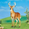 Collections Etc Realistic Deer Outdoor Metal Garden Stake - Set