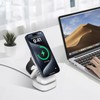LAZOS Magnetic Wireless Charging Folding Stand 3-in-1 (Black)