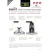 Integral EvoFire Fire Rated Downlight GU10 Matt White (4 Pack)