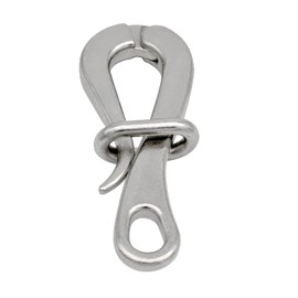 ISURE MARINE 100mm Pelican Hooks & Eye with Quick Release Link Stainless Steel 316 Marine Boat