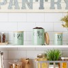 DII Kitchen Accessories Retro Collection Ceramics, Canister Set, Jadeite, 3