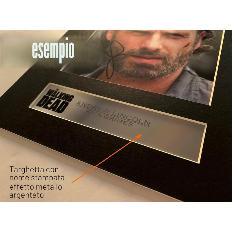 Iconic pics Roberto Baggio, con autografo Juventus FC