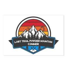 CafePress Lost Trail Powder Mountain Conner Montana Postcards (Package of 8), 6"x4" Printed Note Card