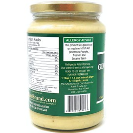 Asian Kitchen Ginger-Garlic Cooking Paste 26.5oz (750g) ~ Vegan | Glass Jar | Gluten Free | NON-GMO | No Colors | Indian Origin