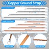 16 Pcs Universal Automotive Ground Straps, 6/10/15/20 Inch Ground Straps
